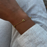 Gullhjerter Armbånd