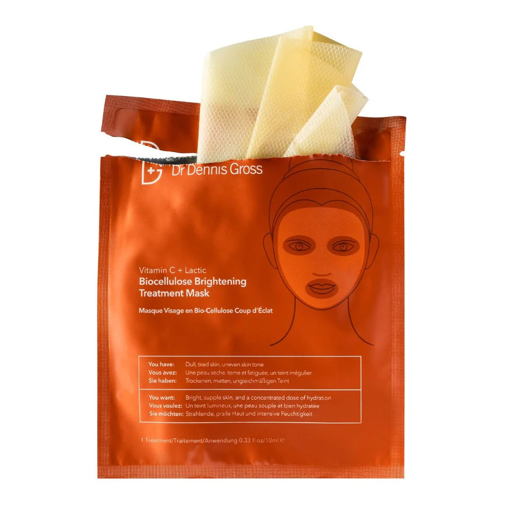 Vitamin C + Lactic Biocellulose Brightening Treatment Mask