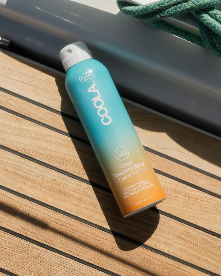 Coola Clear  Sunscreen Spray SPF 30 – Tropical Coconut
